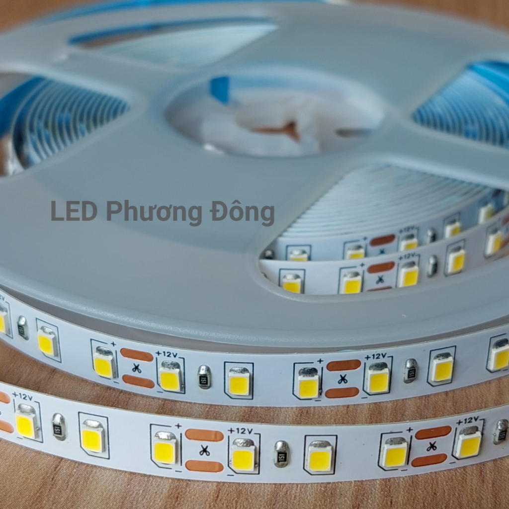 COMBO 5 CUỘN LED DÂY DÁN 12V - 120 LED/MÉT TRẮNG - VÀNG - TRUNG TÍNH