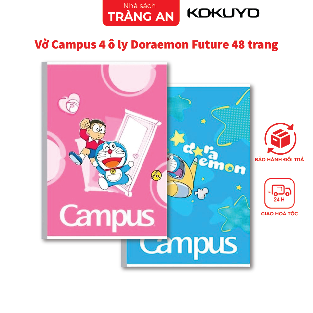 Vở Campus 4 ô ly Doraemon Future 48 trang | Shopee Việt Nam