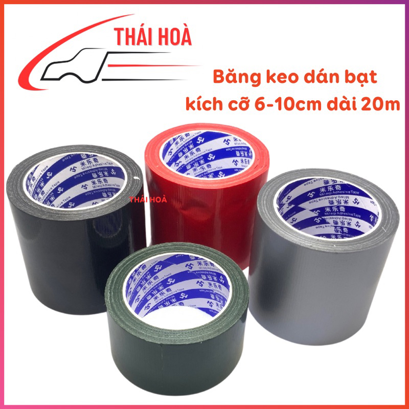 Băng keo dán bạt xe tải, băng keo vải dán bạt rách 6cm 10cm dài 20m ...