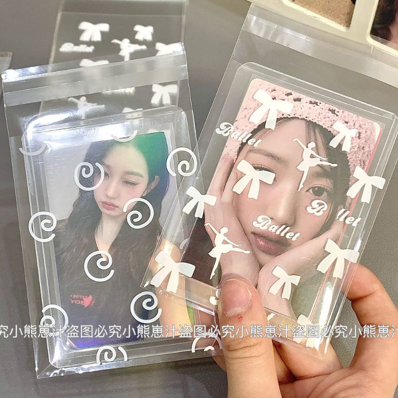 Set 45-50 Túi Bóng Kính Nhiều Họa Tiết Kích Thước 8x10cm Dùng Để Gói Hàng, Đựng Card