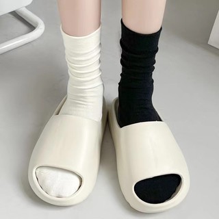 Tất vớ nữ cổ trung cotton mềm mại thông thoáng dễ phối giày KingShop T786