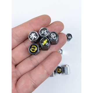 Nắp van lốp ô tô,Nắp van thay thế cho van cảm biến áp suất lốp trong logo các hãng xe.nắp van cảm biến áp suất lốp trong
