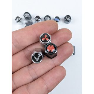 Nắp van lốp ô tô,Nắp van thay thế cho van cảm biến áp suất lốp trong logo các hãng xe.nắp van cảm biến áp suất lốp trong