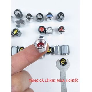 Nắp van lốp ô tô,Nắp van thay thế cho van cảm biến áp suất lốp trong logo các hãng xe.nắp van cảm biến áp suất lốp trong