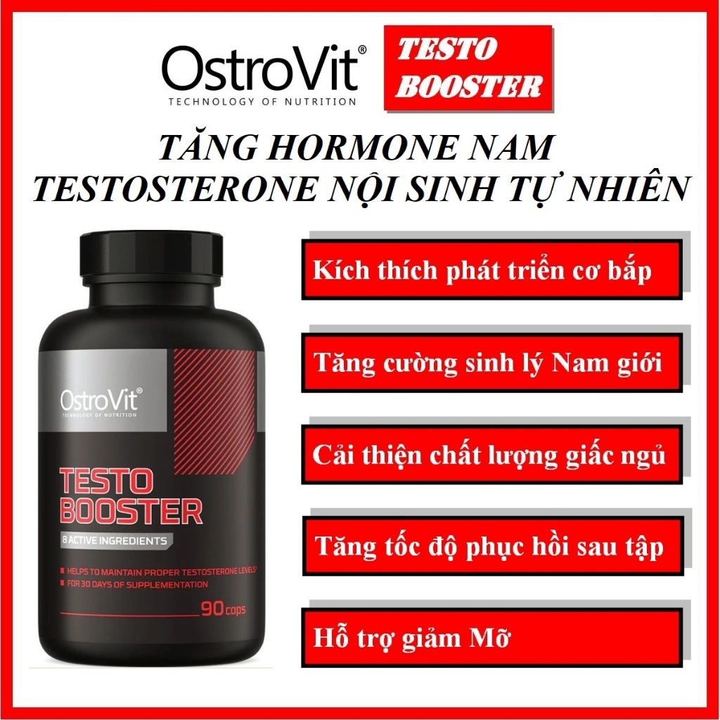 Combo Ostrovit Testo 90 viên bổ sung vi chất, hỗ trợ tăng Testosterone ...