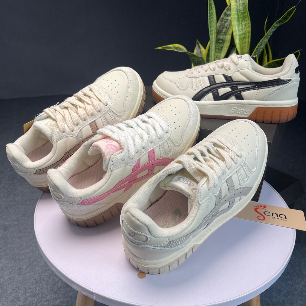 Giày Thể Thao ASICS COURT MZ Black Gum, ASICS COURT MZ Vạch Đen, Kem ...