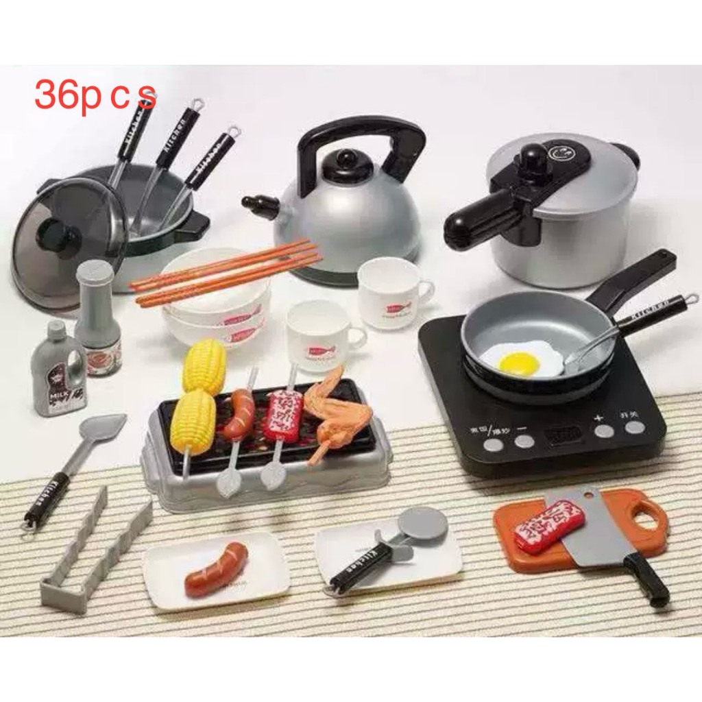 Bộ đồ chơi nấu ăn nhà bếp 36 món cho các bé yêu