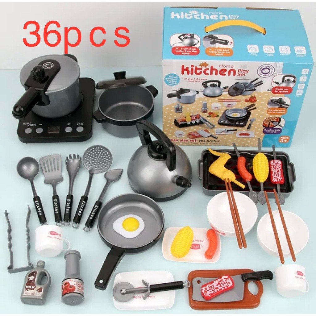 Bộ đồ chơi nấu ăn nhà bếp 36 món cho các bé yêu