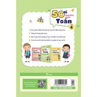 Sách - 50 đề tăng điểm nhanh toán lớp 4