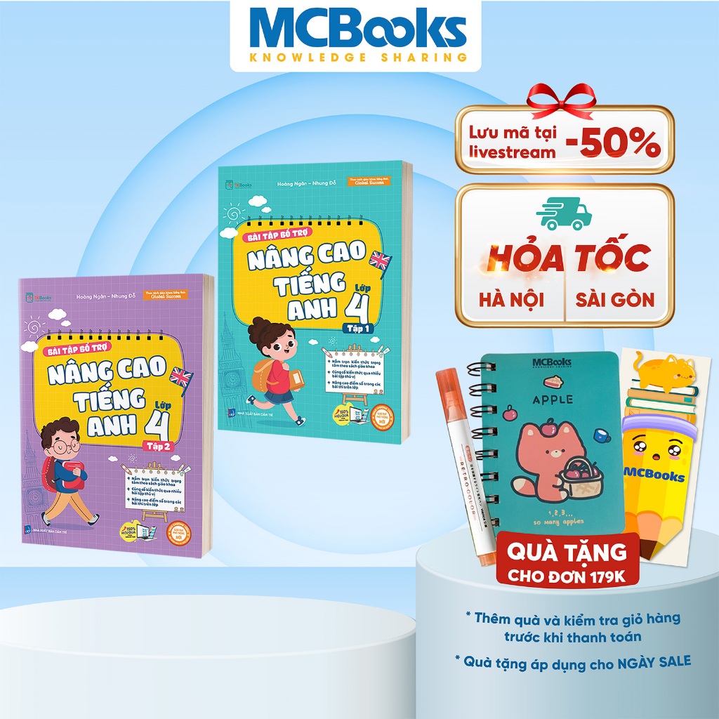 Sách - Combo Bài tập bổ trợ nâng cao Tiếng Anh lớp 4 - Phân loại lẻ/combo
