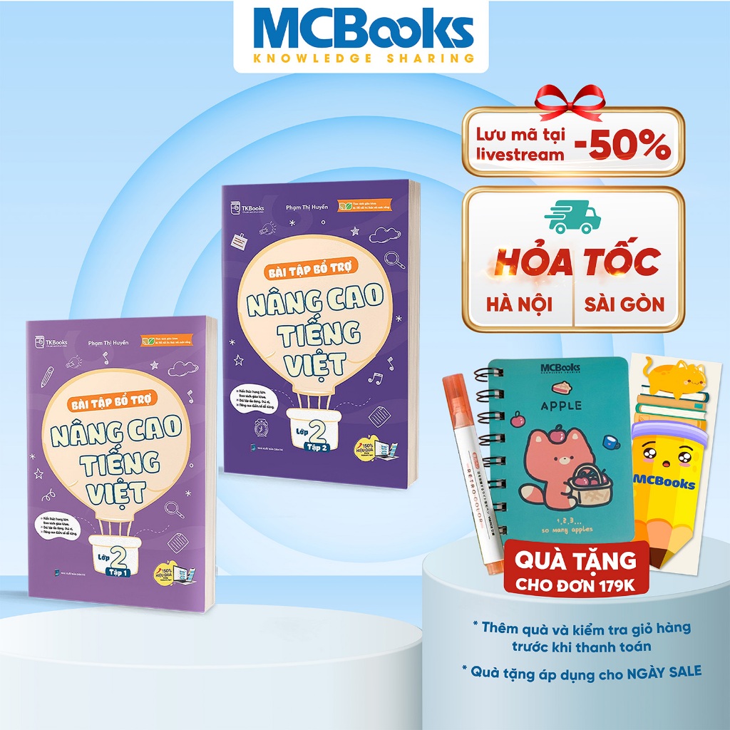 Sách - Combo Bài Tập Bổ Trợ Và Nâng Cao Tiếng Việt Lớp 2