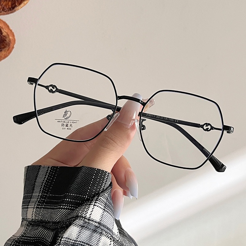 Gọng kính cận thời trang nữ nam mắt kính không độ chống tia UV ánh sáng xanh phong cách Hàn Quốc thay được mắt cận 575