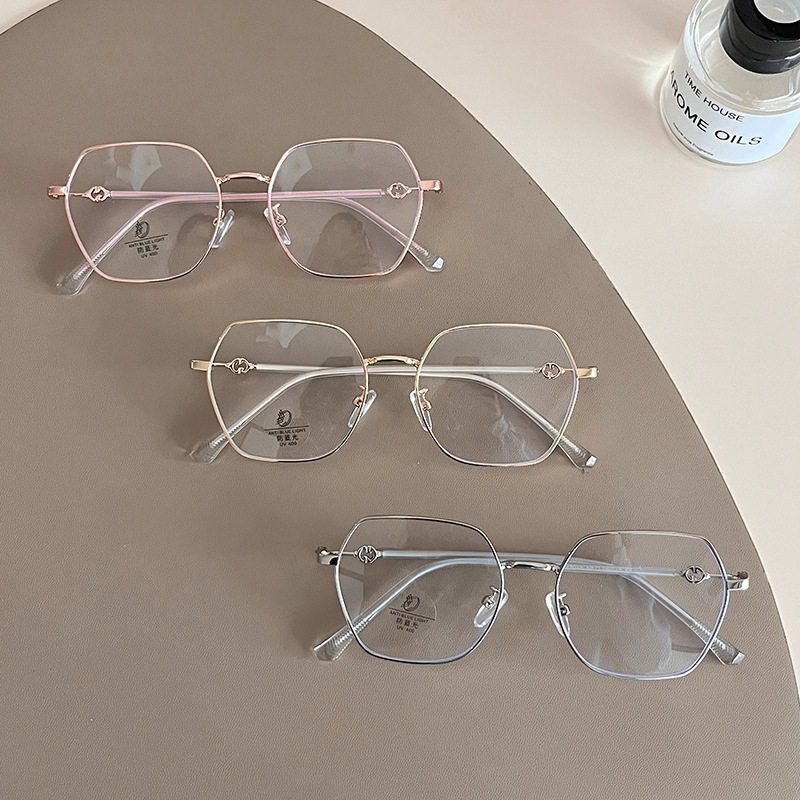 Gọng kính cận thời trang nữ nam mắt kính không độ chống tia UV ánh sáng xanh phong cách Hàn Quốc thay được mắt cận 575