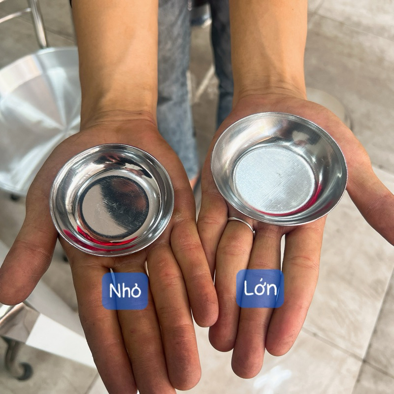 Chén bánh bèo , chén chấm Inox , khuôn da lợn | Shopee Việt Nam