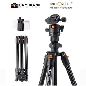 Chân máy ảnh Tripod K&F CONCEPT K234A0+BH-28L - đi du lịch, làm vlog