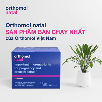 [ Nhập khẩu chính hãng] Bổ bầu, sau sinh Vitamin Bầu Orthomol Natal bổ sung tăng cường đề kháng cho mẹ bầu số 1 tại Đức