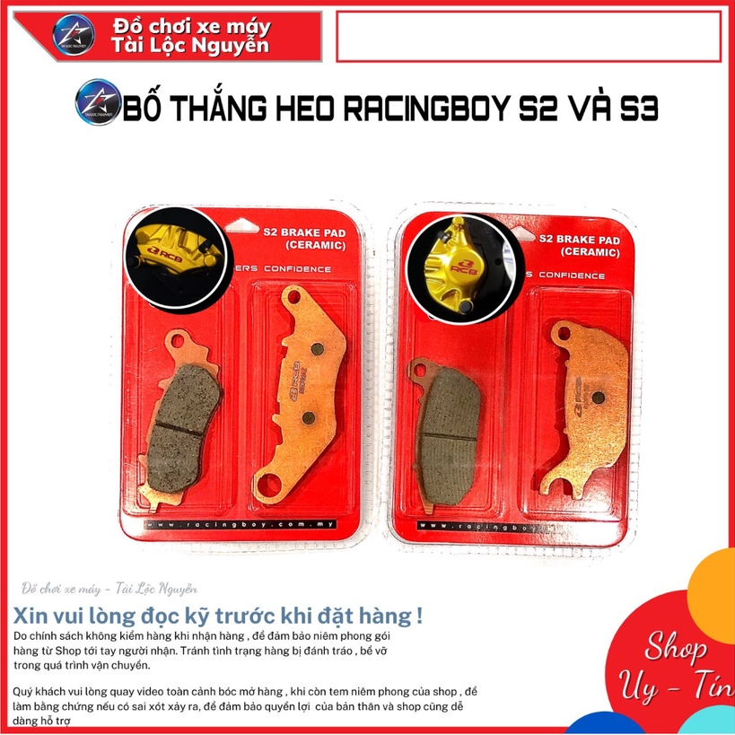 BỐ THẮNG RCB CHO HEO RACING BOY MẪU S1 , S2 , S3 | Shopee Việt Nam