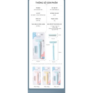 Dao Cạo Râu LMLTOP Cầm Tay Có Lưỡi Thay Thế Thiết Kế Độc Đáo Tiện Lợi - LMLTOP