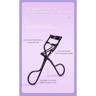 Dụng Cụ Bấm Cong Lông Mi LMLTOP - Kẹp Uốn Mi Bằng Thép Không Gỉ Cho Hàng Mi Cong Dài Lâu - LMLTOP