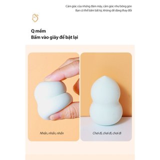 Mút Trang Điểm Hình Hồ Lô LMLTOP - Mút Tán Kem Phấn Dễ Thương