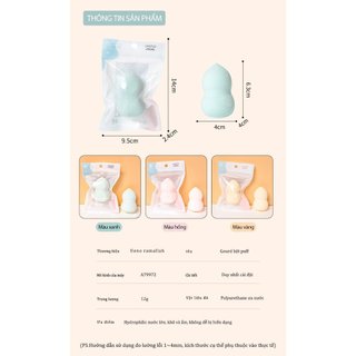 Mút Trang Điểm Hình Hồ Lô LMLTOP - Mút Tán Kem Phấn Dễ Thương