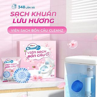 Viên thả bồn cầu CleanZ diệt vi khuẩn hương đào 50g/gói