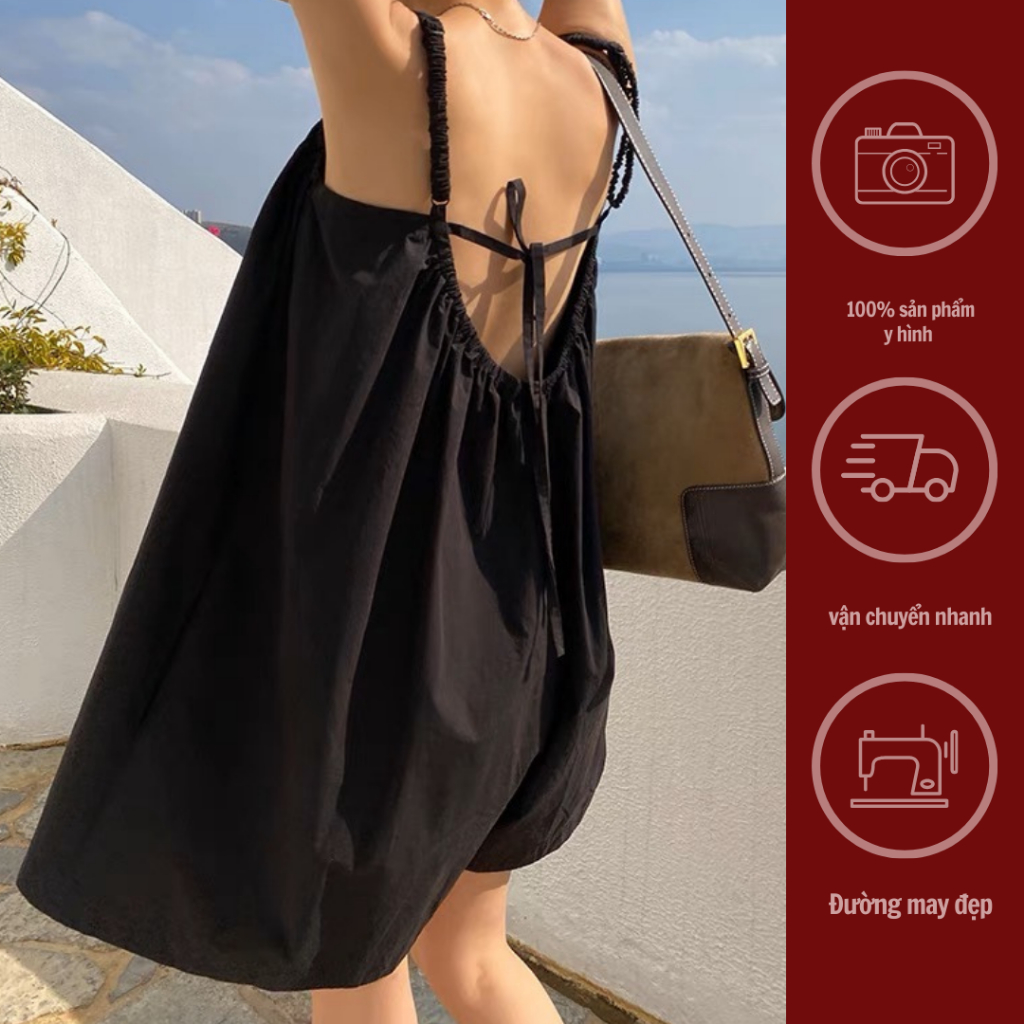 GINKO CLOTHING_Set Jump 2 Dây Hở Lưng Form Rộng Cực Xinh_Phong Cách Trẻ Trung Năng Động_SETGC2304
