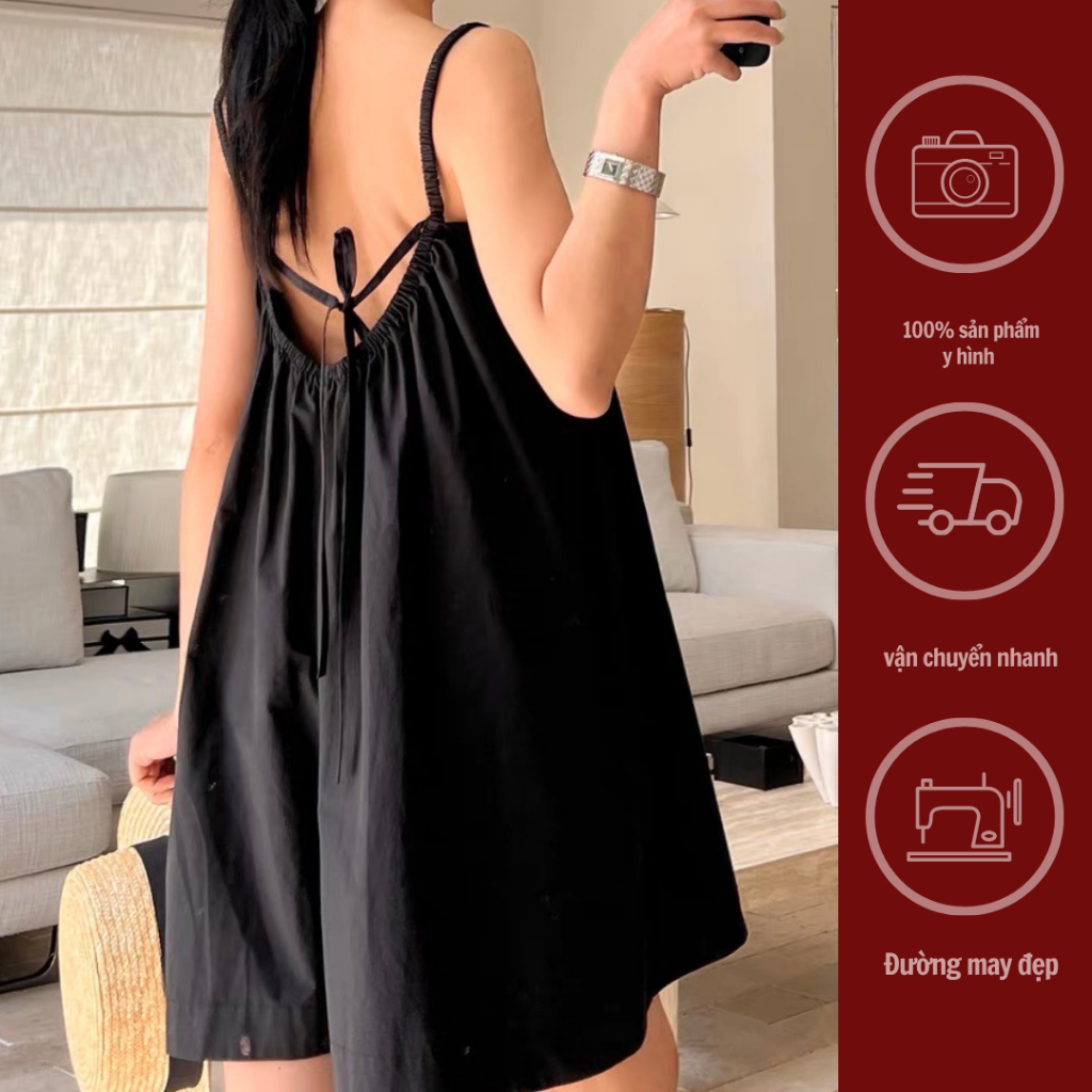 GINKO CLOTHING_Set Jump 2 Dây Hở Lưng Form Rộng Cực Xinh_Phong Cách Trẻ Trung Năng Động_SETGC2304