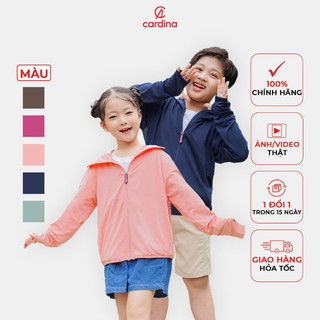 Áo chống nắng trẻ em CARDINA 1 lớp chất thun lạnh aircool nhật bản cao cấp chống tia uv 4NK01