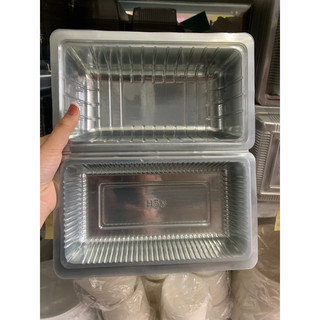 (SET 50c) Hộp nhựa trong H53 đựng bánh