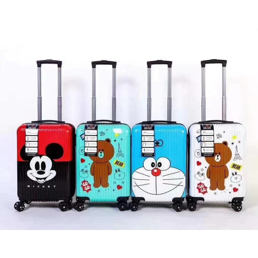 Vali Kéo Vân Nhám Hoạt Hình - Vali Doreamon Và Chuột Micky Cho Người ...
