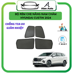 Rèm che nắng ô tô Hyundai Custin 2024-2026, che nắng hút nam châm theo xe, bộ 4 cánh. Hàng tốt