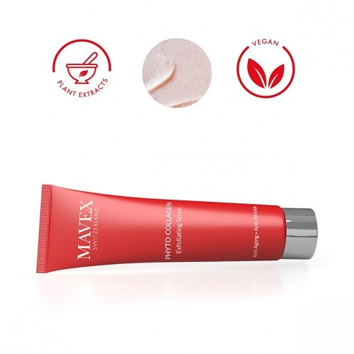 Tẩy tế bào chết Mavex Phyto Collagen giảm dấu hiệu lão hoá và nếp nhăn 150ML