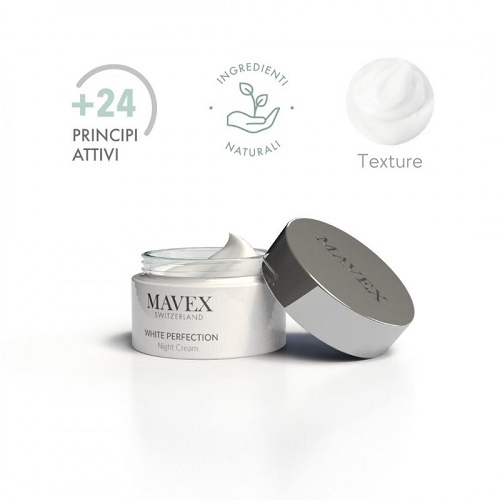 Kem dưỡng trắng da ban đêm Mavex White Perfection giảm dấu hiệu lão hoá, mờ thâm 50ML