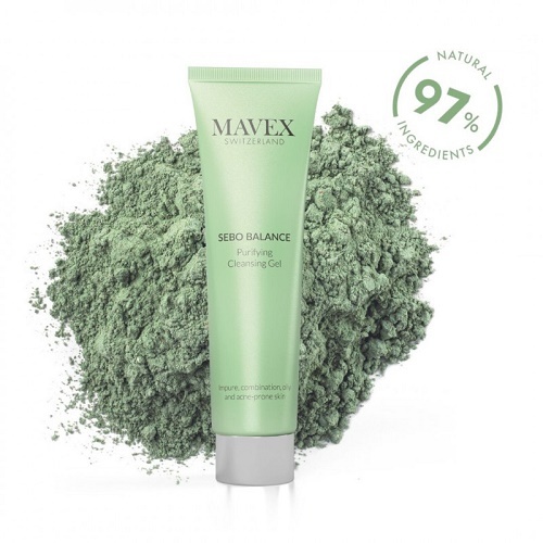 Gel Rửa Mặt Cho Da Dầu Mụn MAVEX Sebo Balance Giúp Điều Tiết Dầu Và Giảm Thâm Mụn 150ml