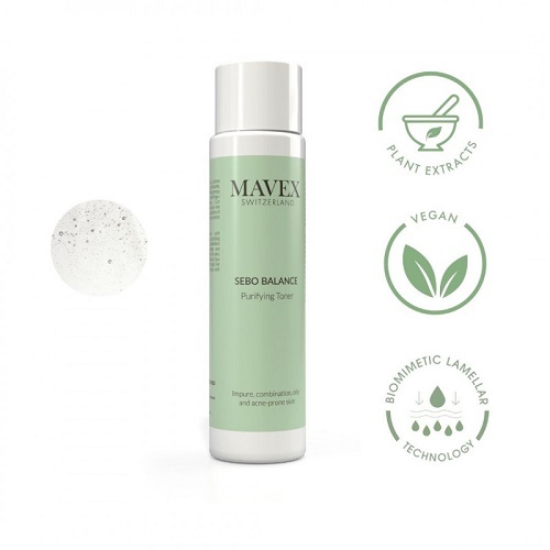 Nước cân bằng Mavex Sebo Balance cho da dầu mụn 200ML