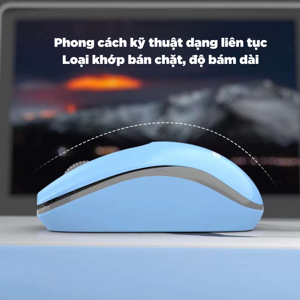 Chuột không dây DEIOG Q1 6 nút công thái học wireless 5.3 hàng chính hãng nhỏ gọn tiện ích