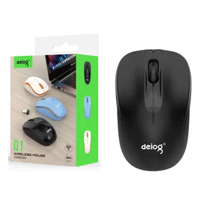 Chuột không dây DEIOG Q1 6 nút công thái học wireless 5.3 hàng chính hãng nhỏ gọn tiện ích