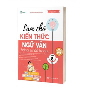 Sách - Combo Làm chủ kiến thức Ngữ Văn 8 bằng sơ đồ tư duy
