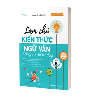 Sách - Combo Làm chủ kiến thức Ngữ Văn 8 bằng sơ đồ tư duy