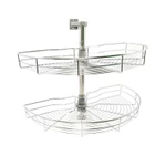 Kệ Bếp Tổng Kho Phụ Kiện Hundy - Mâm Xoay Góc 3/4 Inox Sáng Bóng 2 Tầng Bền Bỉ Tiện Lợi Tải Trọng 25Kg — ảnh 6