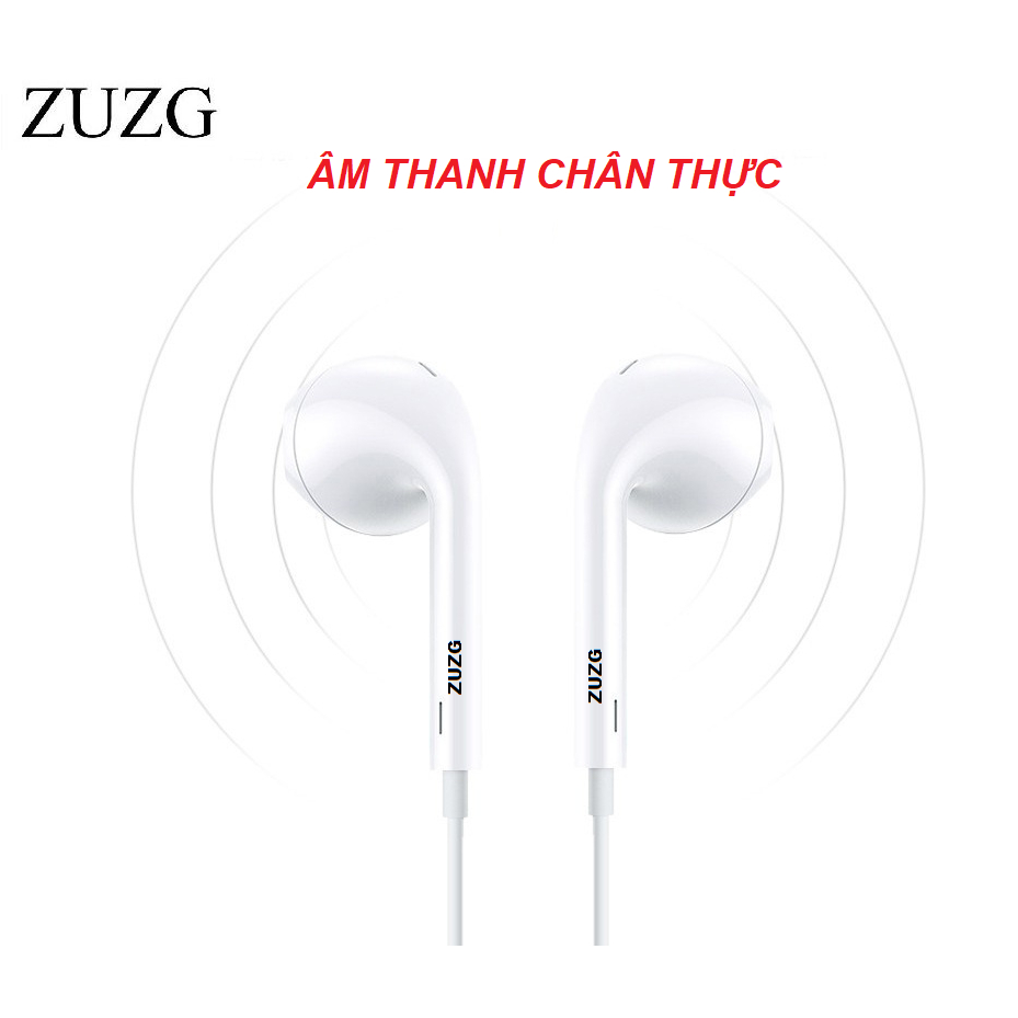 Ảnh Tai nghe có dây nhét tai jack 3.5mm màu trắng, fullbox, có micro đàm thoại tích hợp dành cho máy 5/6/Laptop/PC/Máy Tính 1