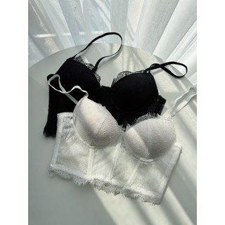 Áo Bra Ren Nữ Corset Gợi Cảm LA PERBRA Bralette Ren 2 Dây Gọng Mút Nâng Bralette Quyến Rũ Sexy