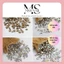 Đá khối trắng lớn gắn móng, đá khối đính móng trang trí nail