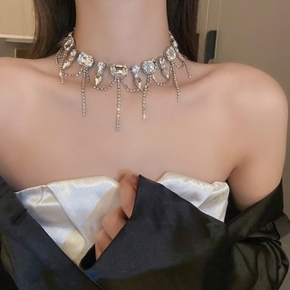 (HOẢ TỐC)Choker Nữ Đính Đá Sang Trọng Dự Tiệc, Vòng Cổ Thời Trang Nữ Hot Trend 2025 Larme accessories -DC0095