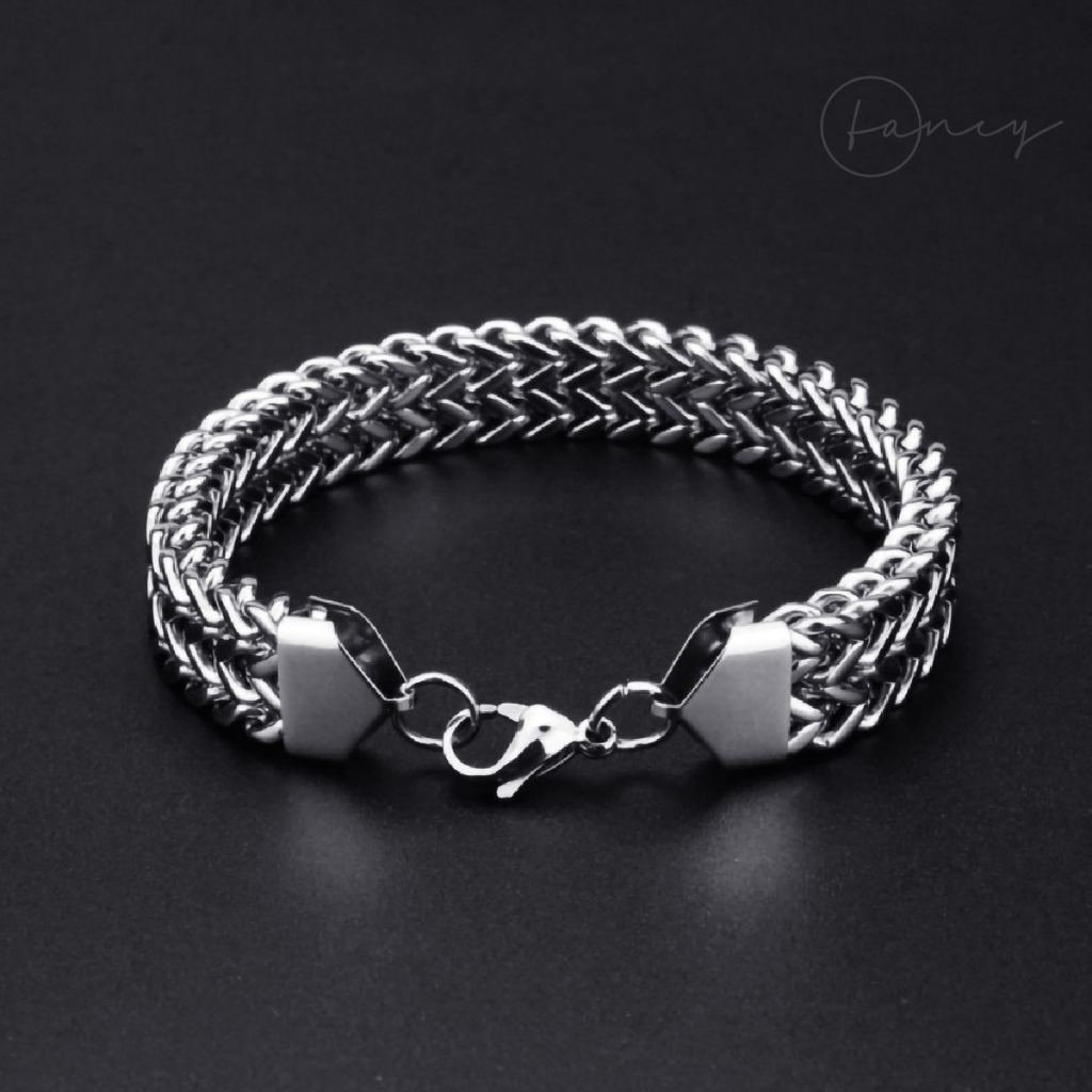 Vòng tay unisex thép titan không gỉ, lắc tay nam nữ phụ kiện thời trang Fancy nhiều mẫu tùy chọn