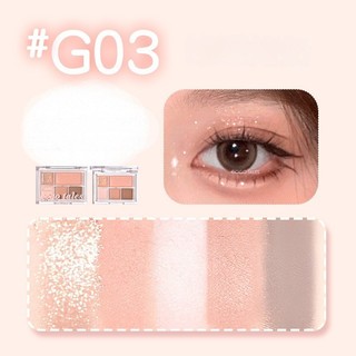 [HÀNG MỚI VỀ - GOGO TALES] Bảng mắt 5 ô Gogotales Caro hồng (GT630)