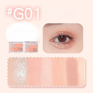 [HÀNG MỚI VỀ - GOGO TALES] Bảng mắt 5 ô Gogotales Caro hồng (GT630)