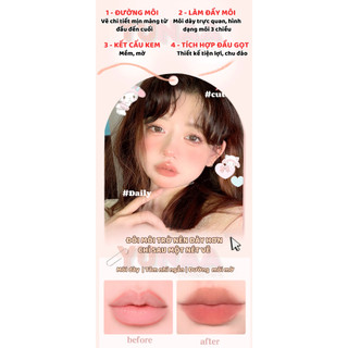 [Y200] Bút Chì Kẻ Viền Môi GOGO TALES Velvel Fog Lipliner GT531 - Hiệu ứng môi 3D