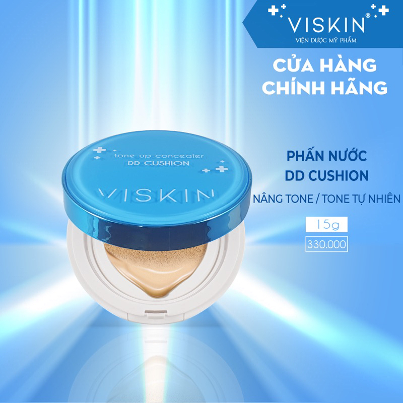 Ảnh DD Cushion VISKIN phấn nước che khuyết điểm thế hệ mới - 15g [CHÍNH HÃNG] 1